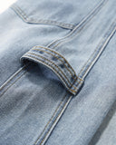 Distressed Wide Leg Cargo Jeans | Inflation Streetwear