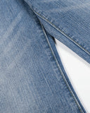 Cinch Back Washed Bamboo Weave Baggy Jeans | Inflation Streetwear
