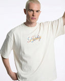 Rhinestone Lucky Graphic Oversized Tees | Inflation Streetwear