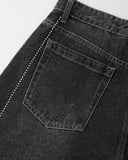 Rhinestone Stitching Barrel Jeans | Inflation Streetwear