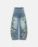 Vintage Patch Baggy Jeans | Inflation Streetwear