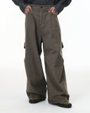 100% Cotton Khaki Casual Pants | Inflation Streetwear