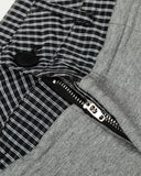 Double Waist Checkered Straight Leg Sweatpant | Inflation Streetwear