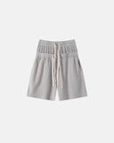 Double Waist Acid Wash Waffle Shorts | Inflation Streetwear