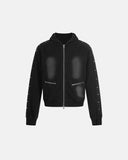 Rivet Acid Wash Zip Up Hoodies | Inflation Streetwear