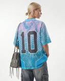 Oversized Mesh Football Jersey | Inflation Streetwear