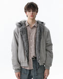 Reversible Faux Fur Hooded Jacket |  Inflation Streetwear