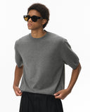 Knitwear Short-sleeved Crewneck Sweater | Inflation Streetwear