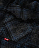 Retro Plaid Layered Hooded Padded Jacket | Inflation Streetwear