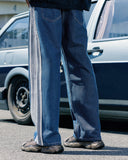 Patchwork Straight Leg Jeans with Belt | Inflation Streetwear