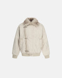 Slanted Clasp Fireman Padded Jacket | Inflation Streetwear