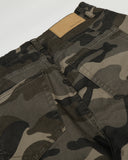 Multi-pockets Camo Barrel Cargo Pants | Inflation Streetwear