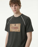 Retro Graphic Printing Raglan Tshirt | Inflation Streetwear