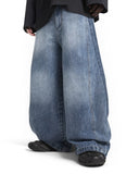 Blue Monkey Wash Baggy Jeans | Inflarion Streetwear