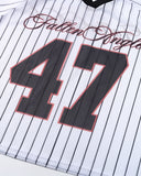 Pinstripe Number Mesh Jersey | Inflation Streetwear