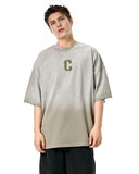 Monkey Washed Towel Embroidery Tshirt | Inflation Streetwear