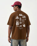 Camping Graphic Cotton Tees | Inflation Streetwear
