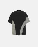 deconstructed boxy t shirt men