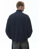 Quarter Zip Up Mock Neck Sweaters | Inflation Streetwear