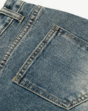 Leopard Patchwork Wide Leg Denim Jeans | Inflation Streetwear