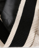 Totem Embroidered PU Sleeve Varsity Jacket | Inflation Streetwear