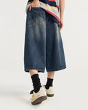 minimal streetwear baggy jorts black