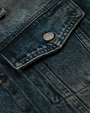 Acid Washed Cropped Denim Jacket | Inflation Streetwear