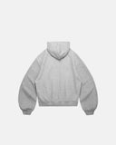 High Collar Fleece Double Zip-Up Hoodies | Inflation Streetwear