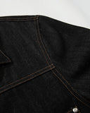 Black Raw Denim Jacket  | Inflation Streetwear