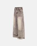 Retro Washed Wide Leg Baggy Jeans | Inflation Streetwear