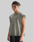 Distressed Washed Boxy Tank Top | Inflation Streetwear