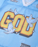 Dove Graphic Mesh Football Jersey | Inflation Streetwear
