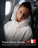 2-in-1 Travel Hoodie with Inflatable Neck Pillow | Inflation Streetwear
