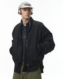 Plaid Lining Bomber Jacket | Inflation Streetwear