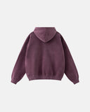 Graffiti Print Washed Fleece hoodie | Inflation Streetwear