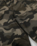 Multi-pockets Camo Barrel Cargo Pants | Inflation Streetwear