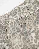 Leopard Pattern Cargo Barrel Pants | INFLATION Streetwear