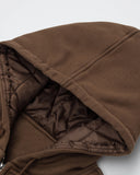 Acid Washed Graphic Cotton Padded Jacket | Inflation Streetwear