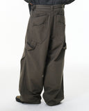 100% Cotton Khaki Casual Pants | Inflation Streetwear