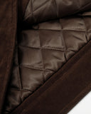 Suede Fireman Clasp Cotton Padded Jacket | Inflation Streetwear