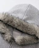 Faux Fur Collar Zip Up Hoodies | Inflation Streetwear