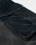 Acid Washed Corduroy Cargo Barrel Pants | Inflation Streetwear