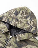 Detachable Faux Fur Camo Bomber Jacket | Inflation Streetwear