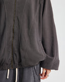 Distressed Stiching Aicd Wash Zip Up Hoodies | Inflation Streetwear