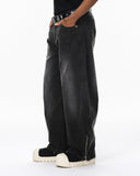 Retro Acid Wash Baggy Cargo Pants | Inflation Streetwear