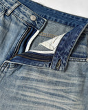 Rhinestone Washed Barrel Baggy Jeans | Inflation Streetwear
