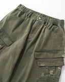 Garment Wash Ripped Cargo Pants | Inflation Streetwear