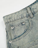 Acid Wash Rhinestone Baggy Jeans | Inflation Streetwear