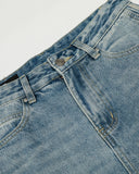 Acid Wash Striped Side Baggy Jeans | Inflation Streetwear