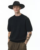 Knitwear Short-sleeved Crewneck Sweater | Inflation Streetwear